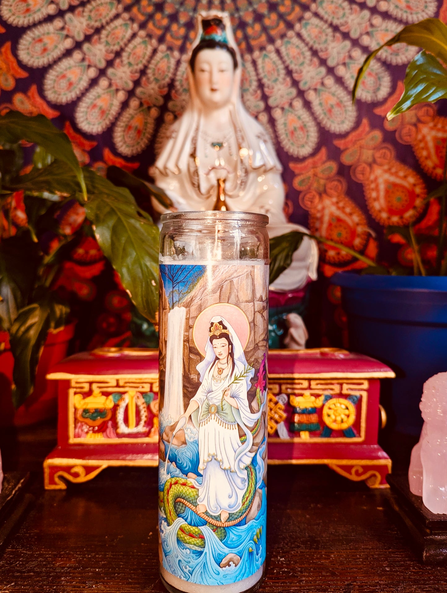 Kuan Yin at Hedge Creek Falls Candle