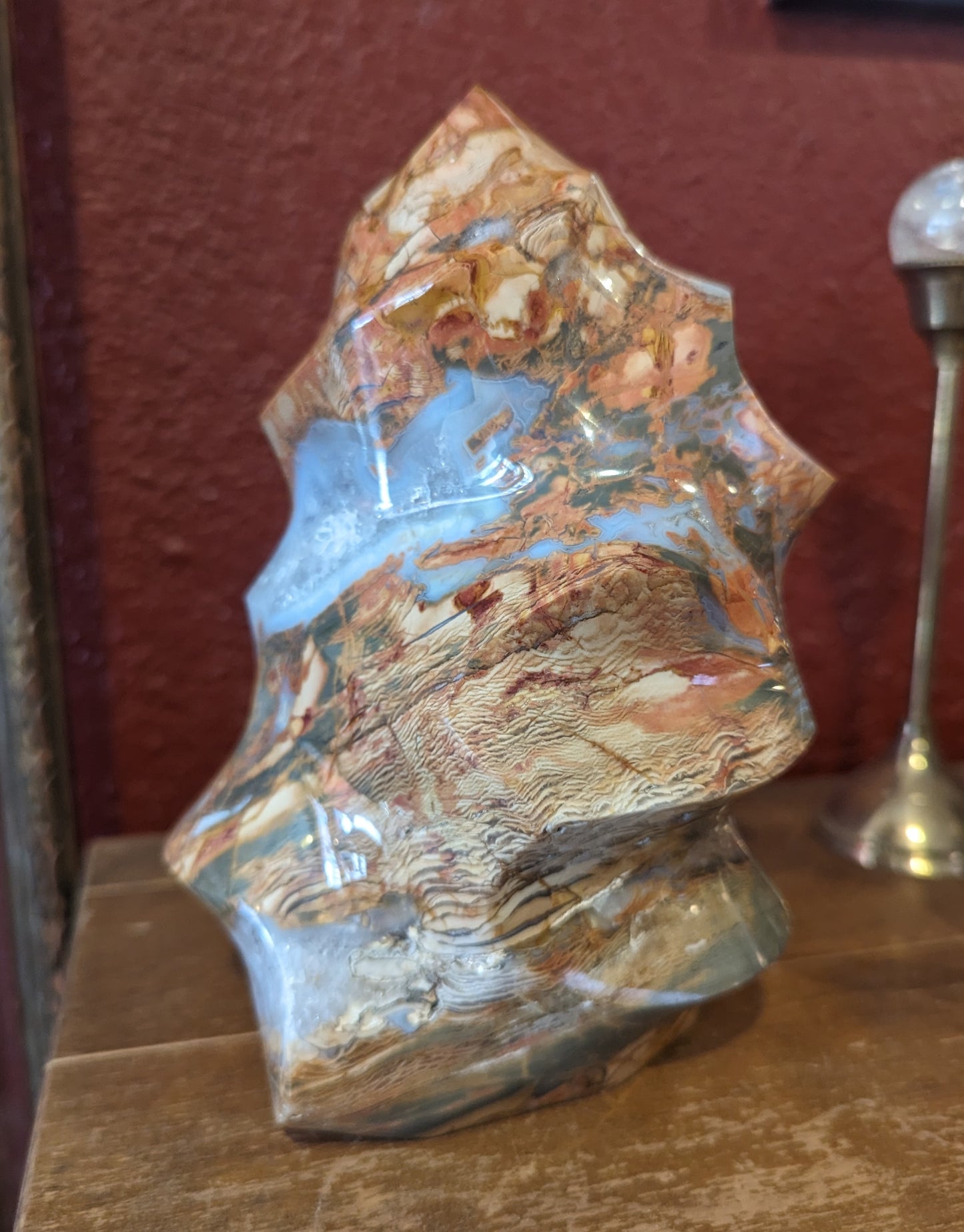 Brachiated Polychronic Jasper Flame