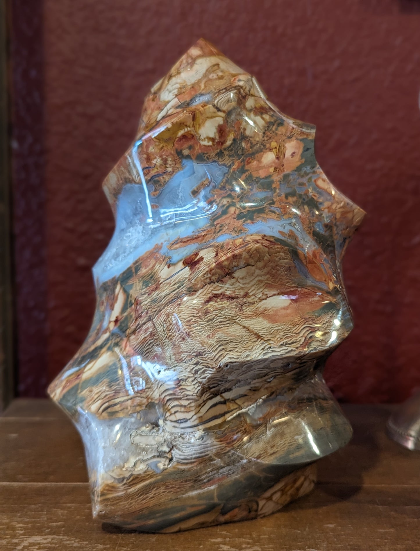 Brachiated Polychronic Jasper Flame
