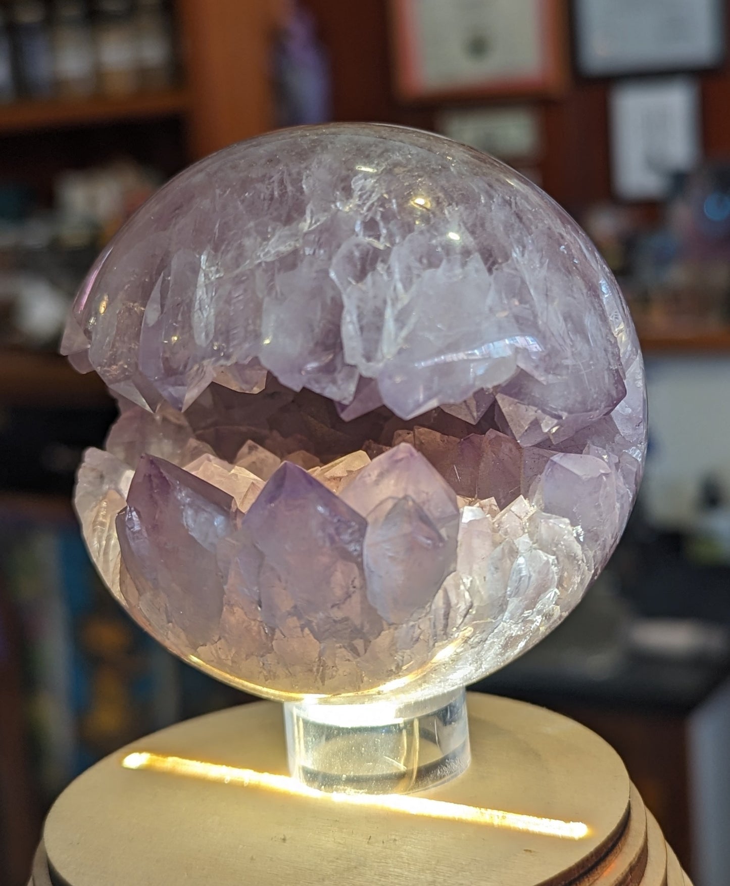 Amethyst Open Sphere