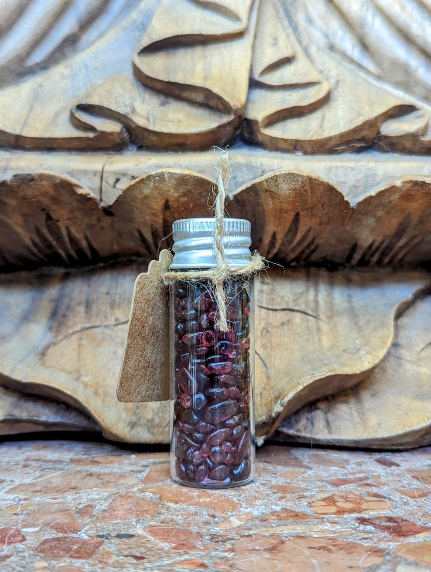 Garnet Chip Vial