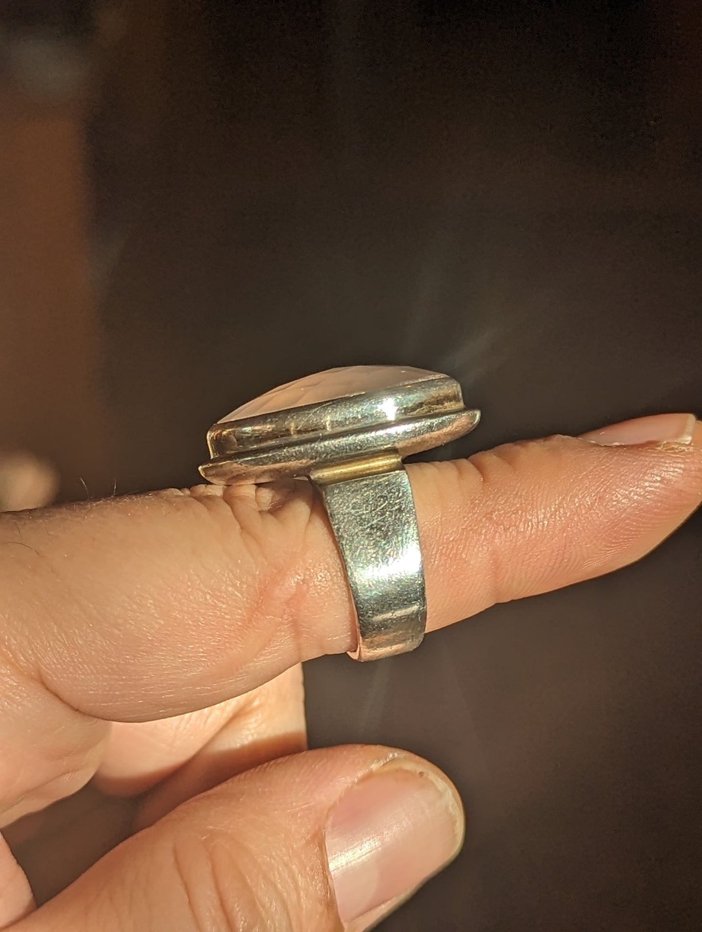 Faceted Rose Quartz Ring