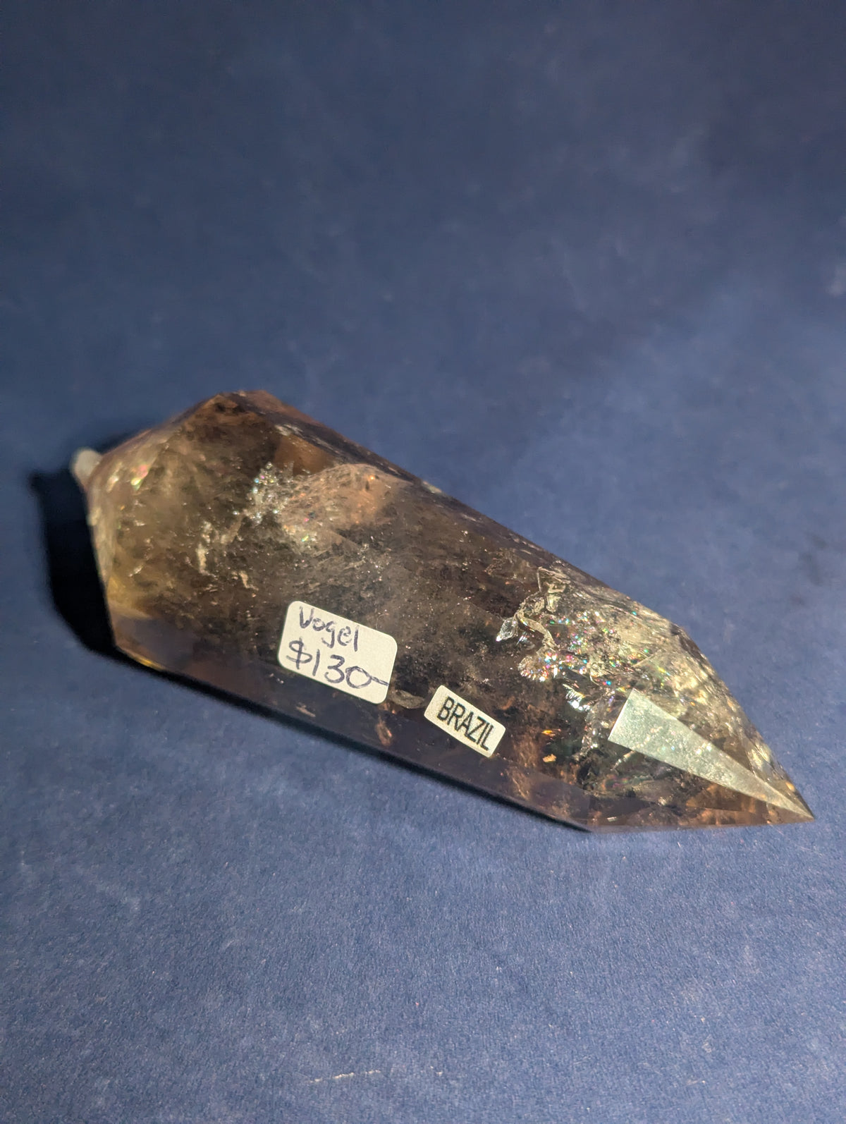 Vogel cut Smoky Quartz