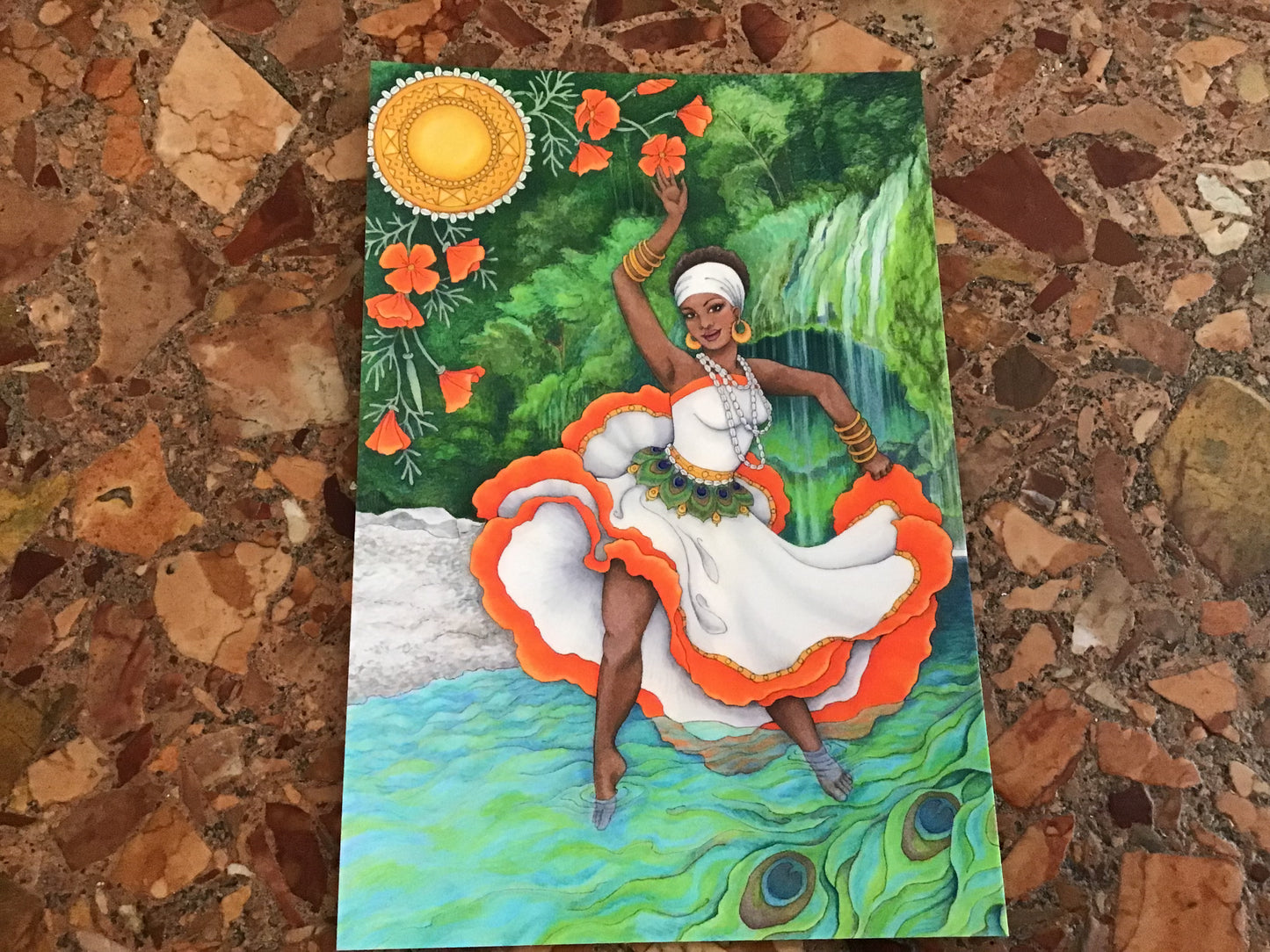 Oshun at Mossbrae Falls Postcard