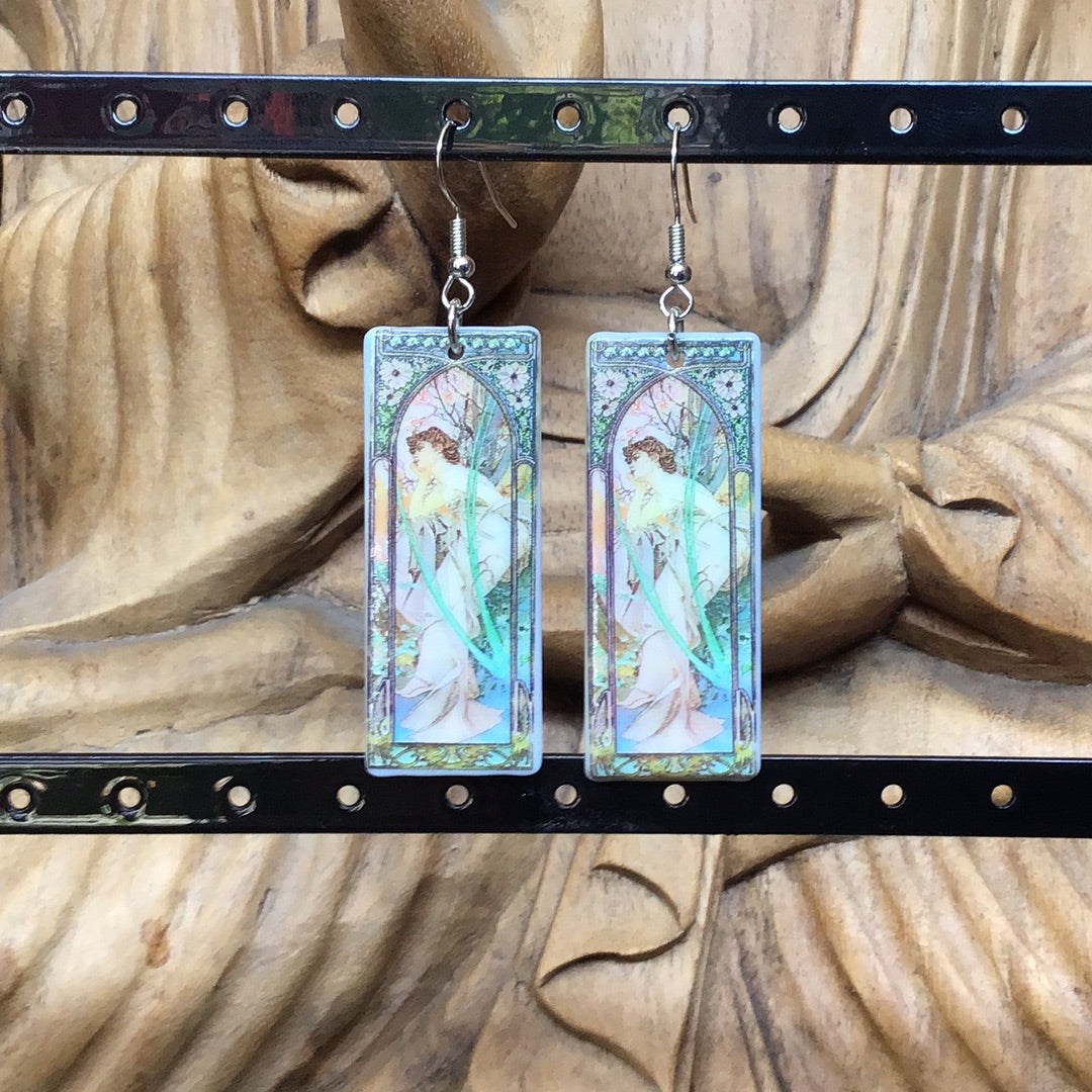 Victorian Elegance Window Frame Earrings