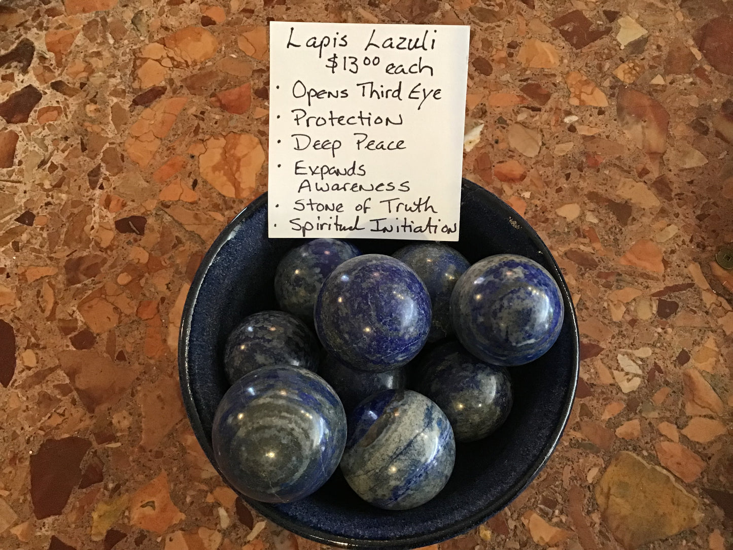 Lapis Lazuli Spheres