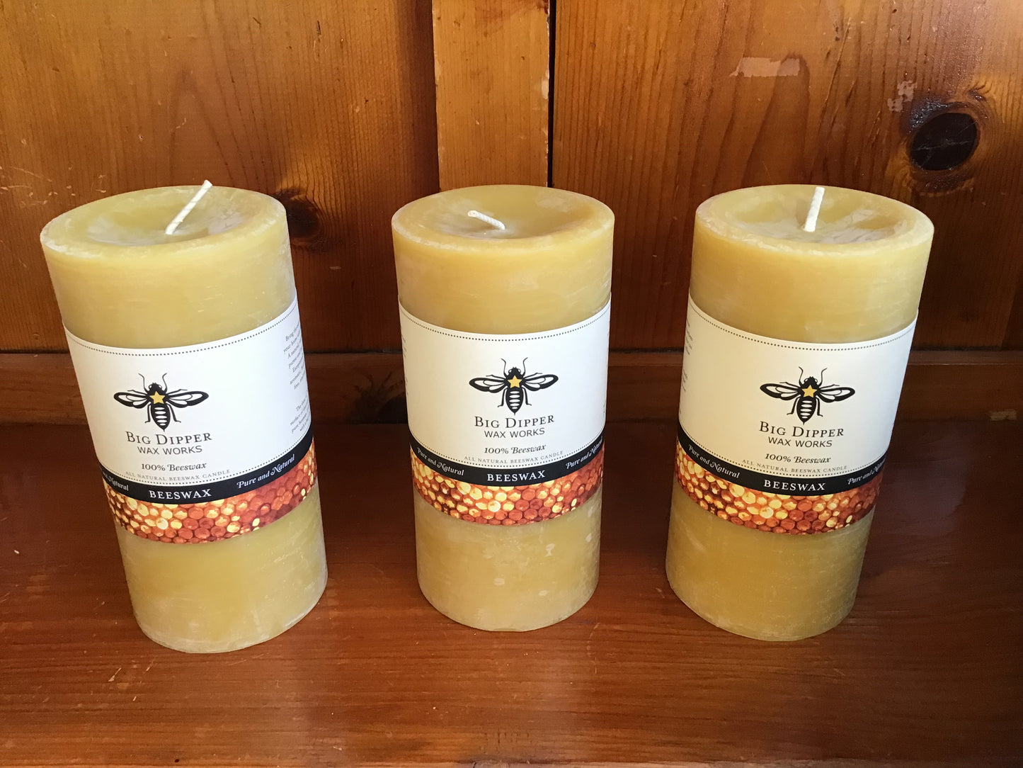 Beeswax Pillar Candle