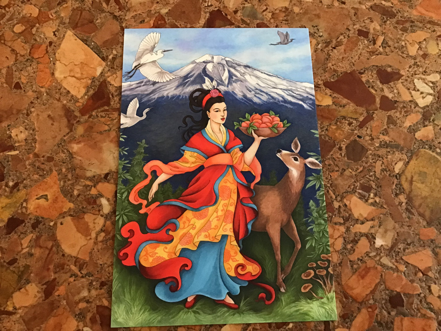 Magu in Weed Postcard