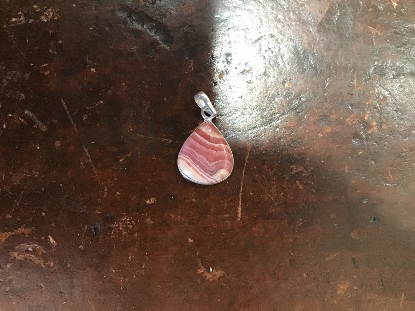 Rhodochrosite Pendant $35