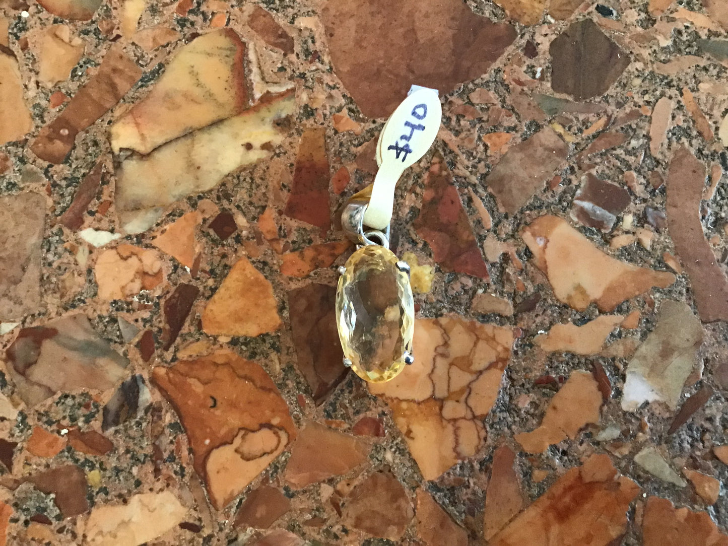 Citrine Pendant $40