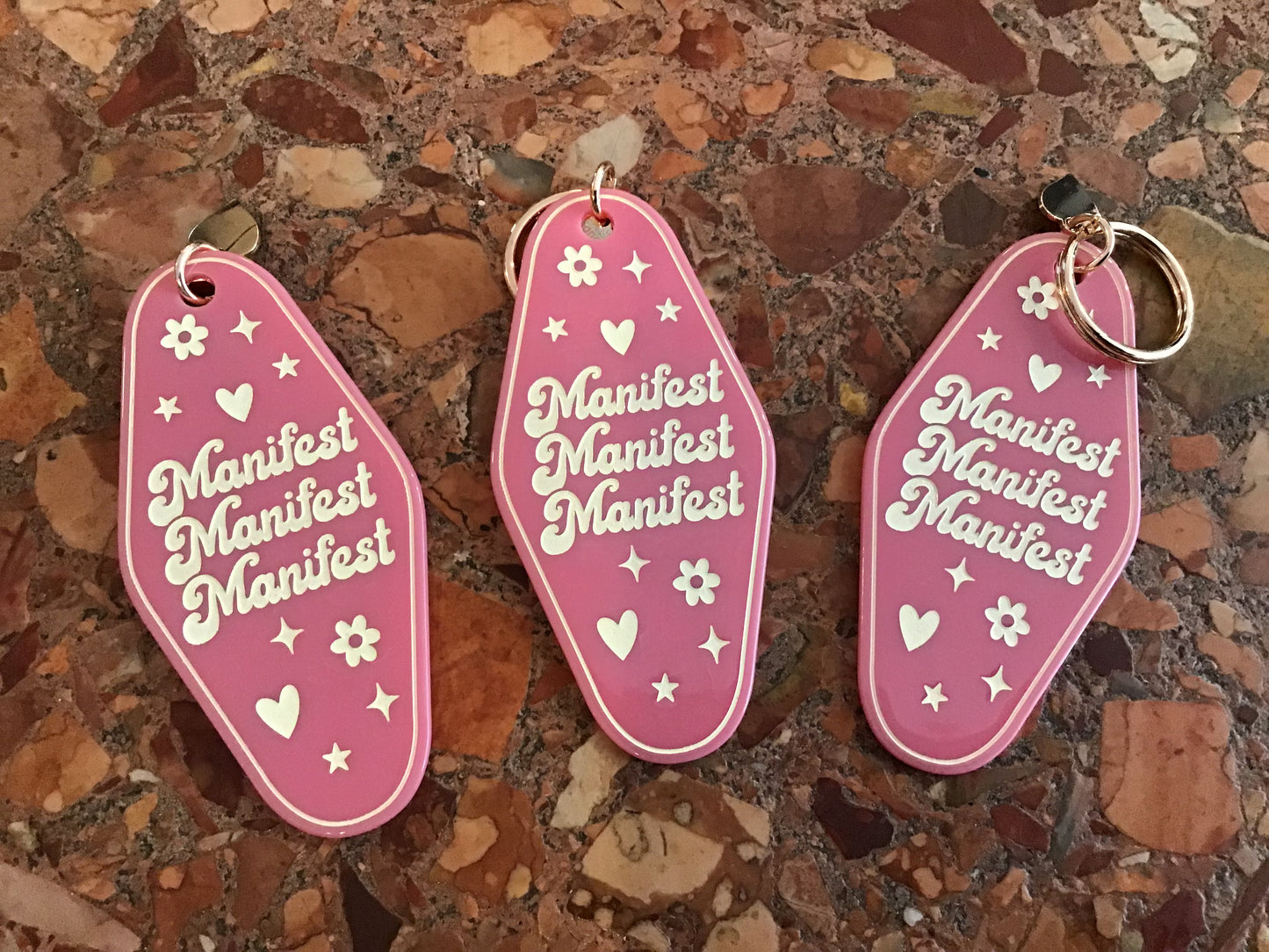 Manifest Manifest Manifest Keychain
