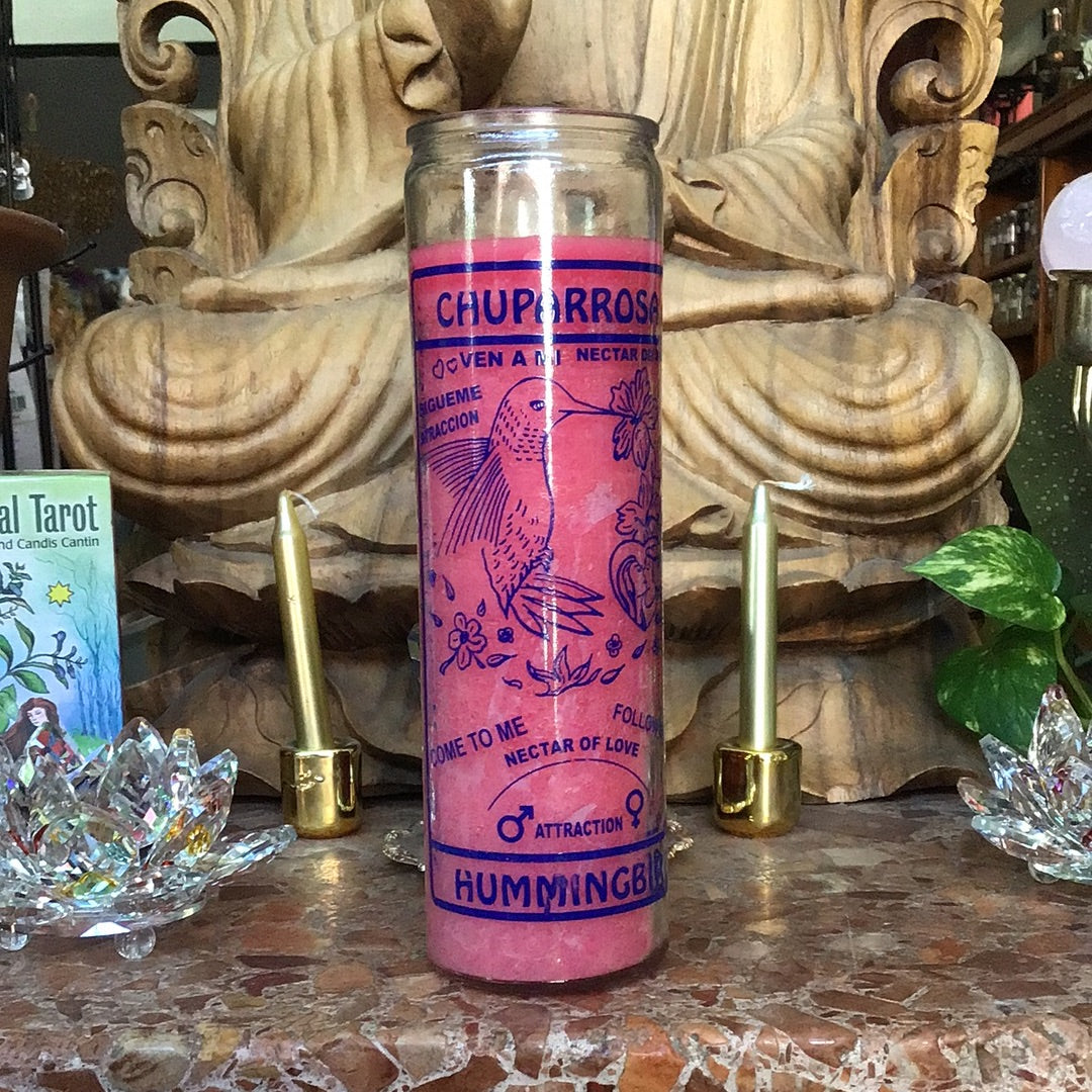 Chuparrosa Hummingbird 7- Day Candle