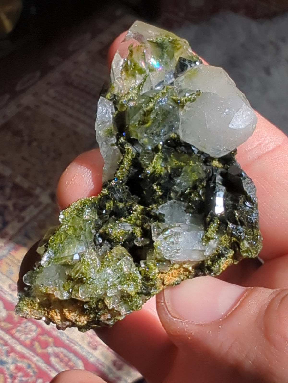 Epidote with Quartz