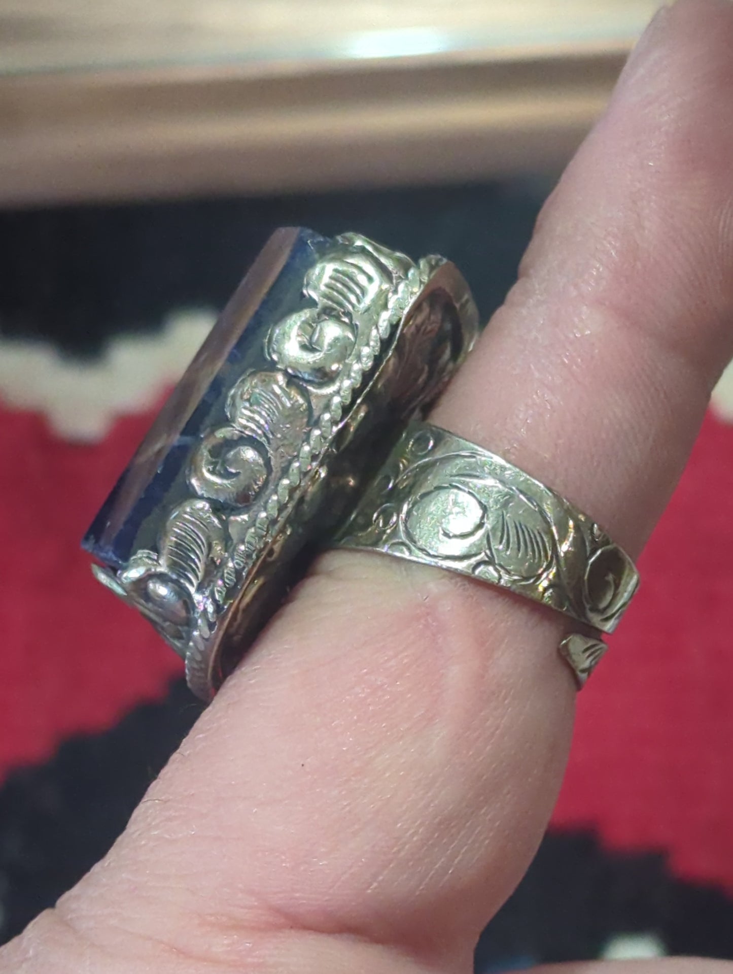 Sodalite Ring Adjustable