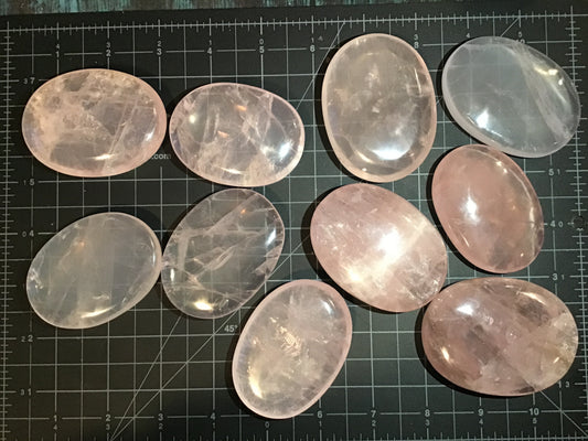 Rose Quartz palm stone