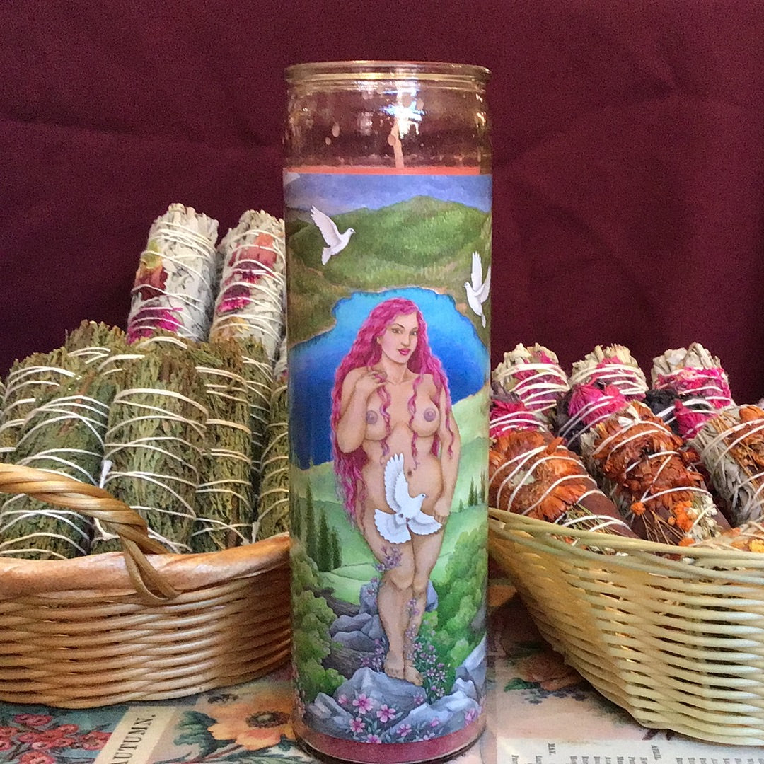 Aphrodite Over Heart Lake Candle