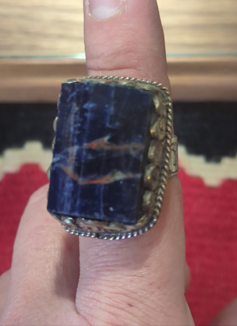 Sodalite Ring Adjustable