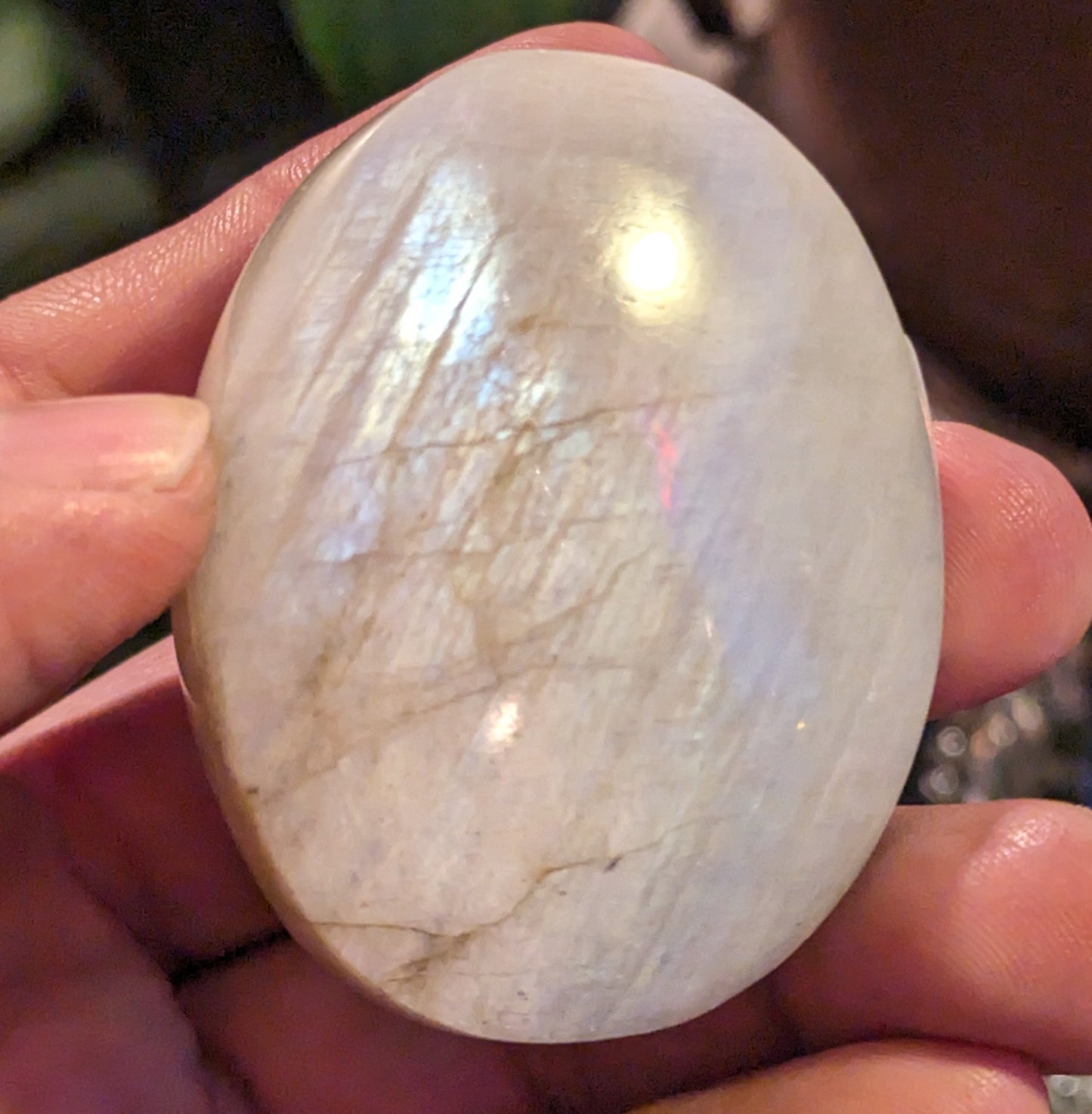Moonstone Palm Stone
