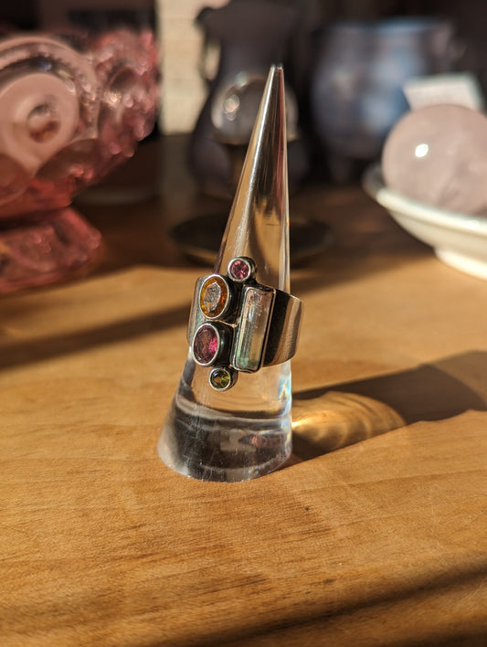 Triple Tourmaline Ring