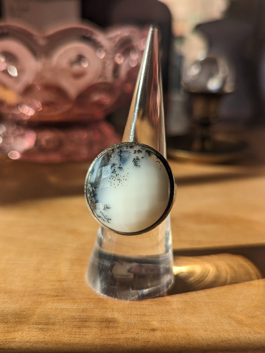 Dendritic Agate Ring