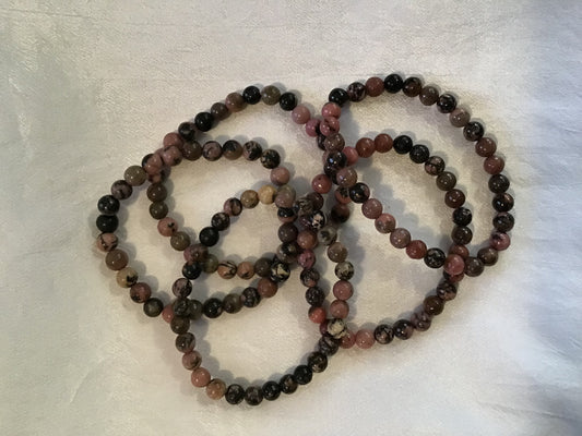 Rhodonite Crystal Bracelets