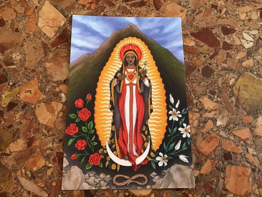 Madonna of Black Butte Postcard