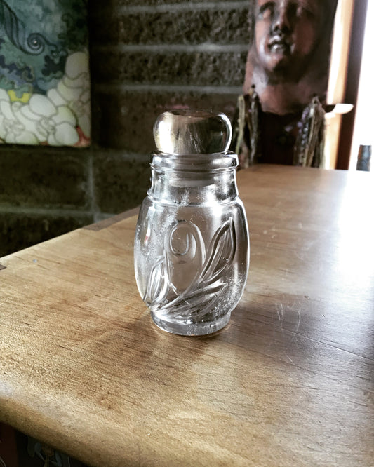 Smoky Quartz Carved Perfume Jar