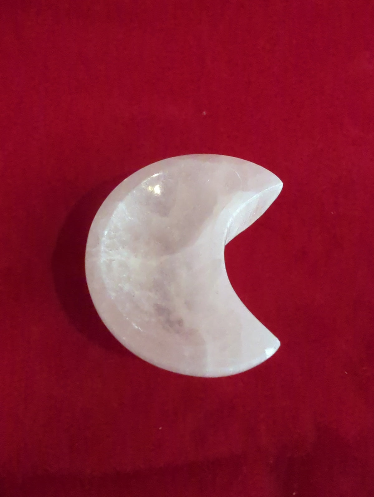 Selenite Crescent Moon Dish